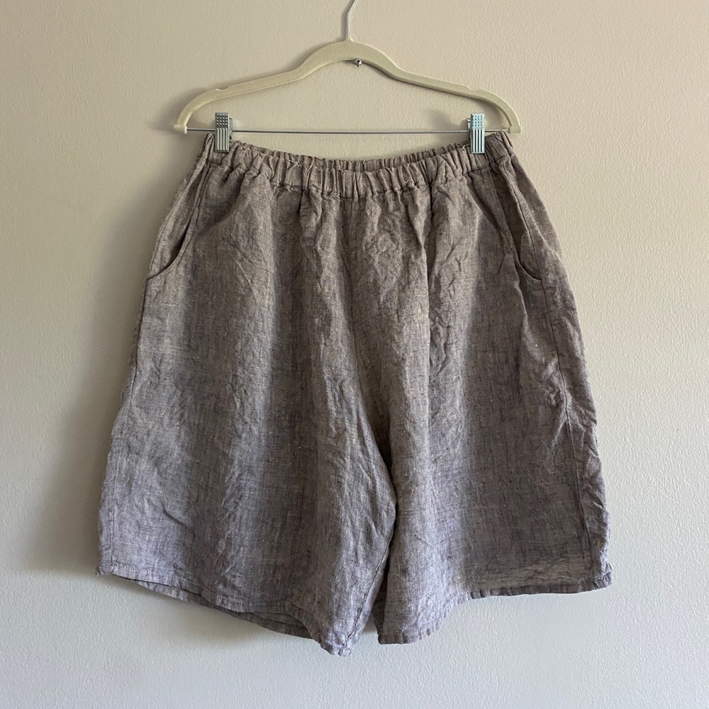 Flax Women’s Linen Pull On Shorts